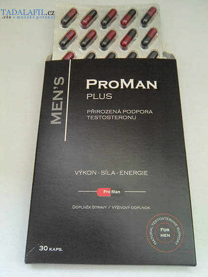 ProMan Plus se vyrábí v podobě kapslí. 