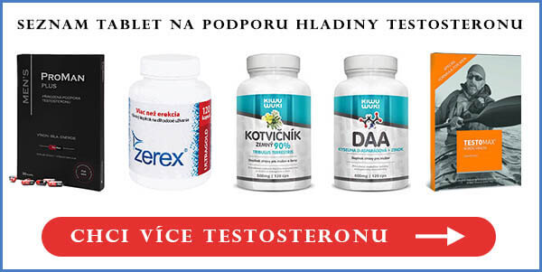 Testosteronové tablety cena a prodej