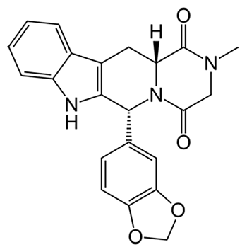 Tadalafil - chemický vzorec