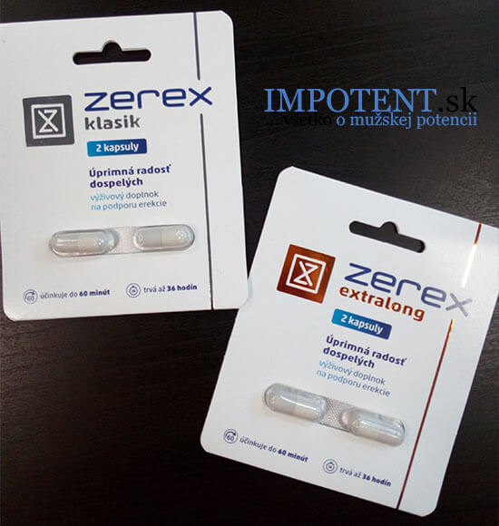 2 kapsuly Zerex Klasik a Zerex Extralong